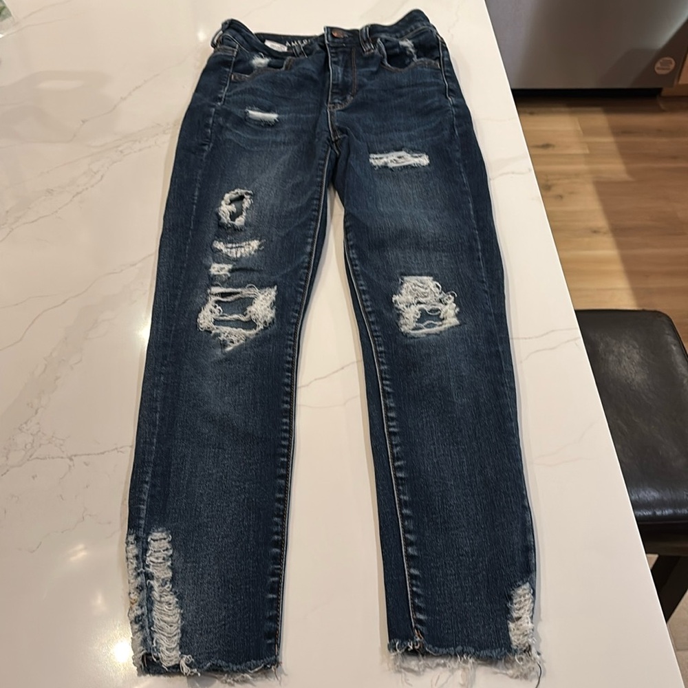 American eagle short skinny jeans
